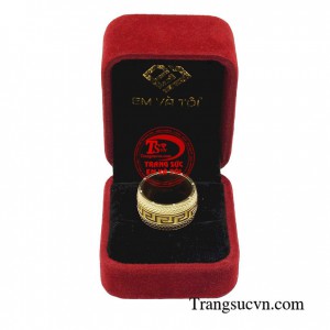 Nhẫn nam kim cương tài lộc đẩm bảo sự thoải mái, thuận tiện giúp người đeo luôn tự tin nhất