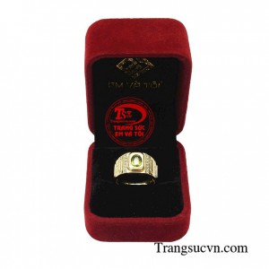 Nhẫn nam peridot hoàng gia