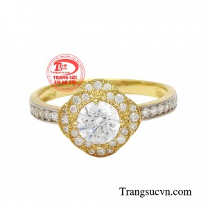 Nhẫn nữ vàng tây dành cho phái đẹp phù hợp làm quà tặng sinh nhật hoặc trong các dịp ý nghĩa