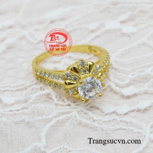 Nhẫn nữ vàng tây dành cho phái đẹp phù hợp làm quà tặng sinh nhật hoặc trong các dịp ý nghĩa