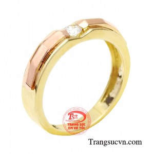 Nhẫn nữ vàng đẹp cá tính dành cho những cô nàng cá thính yêu thích sự đơn giản trẻ trung