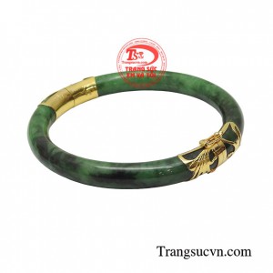 Vòng ngọc bọc vàng Phúc lộc