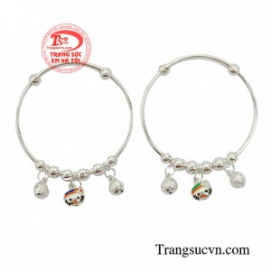 Vòng tay bạc yêu thương chất lượng bạc cao cấp không xỉn màu do đeo lâu