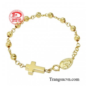 Chuỗi tay mân côi an lành thiết kế dành riêng cho những người theo đạo công giáo. 