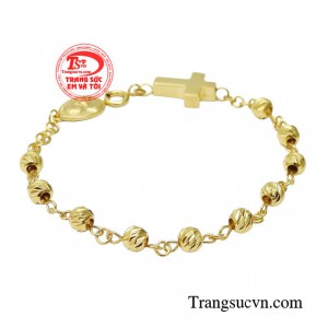 Chuỗi tay sử dựng 10 viên tràng hạt biểu trưng cho 10 bài kinh thánh.
