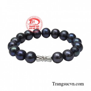 Chuỗi tay ngọc trai đen