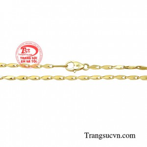 Dây vàng 18k nhập khẩu nguyên chiếc ITALY tinh tế đeo bền đẹp