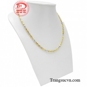 Chiếc dây chuyền này sẽ là sự lựa chọn hoàn hảo dành cho những chàng trai năng động và yêu thích thời trang