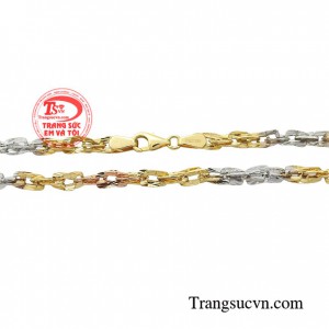 Dây chuyền vàng nữ tính kiêu sa