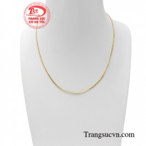 Dây chuyền vàng trẻ trung là món quà tuyệt vời cho người bạn yêu thương vào các dịp đặc biệt