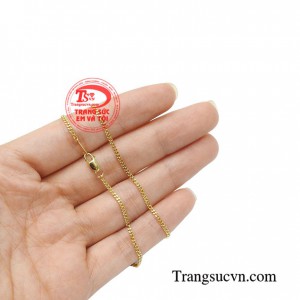 Dây chuyền vàng trẻ trung