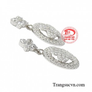 Hoa tai vàng tây dành cho nữ kiểu tinh tế đeo hoa tai hợp thời trang