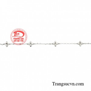 Lắc chân vàng 18k