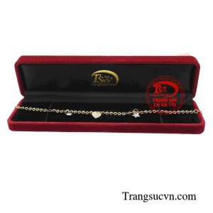 Lắc chân vàng 18k