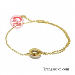 Lắc tay duyên dáng dành cho các bạn nữ yêu thích sự nhẹ nhàng, trẻ trung, năng động theo phong cách Hàn Quốc