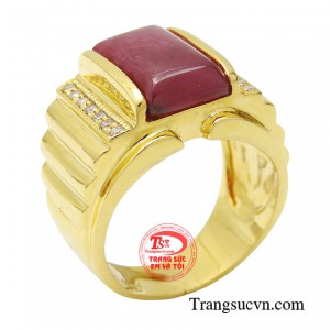 Nhẫn nam ruby đẹp đẳng cấp tái hiện những hình ảnh chân thật nhất thông qua hai hình tượng chính.