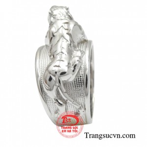 Nhẫn Vàng Trắng Nam