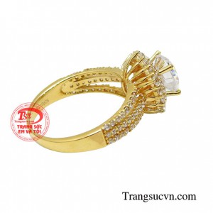Nhẫn nữ vàng tây dành cho phái đẹp phù hợp làm quà tặng sinh nhật hoặc trong các dịp ý nghĩa