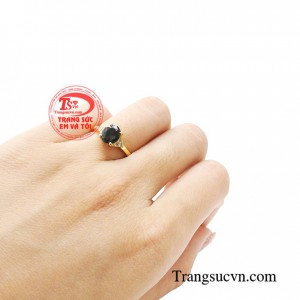 Nhẫn nữ saphir cao cấp