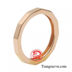 Nhẫn nữ vàng hồng xu hướng mang phong cách tinh tế đến sang trọng cho người đeo.