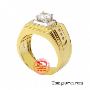 Nhẫn vàng quyền lực sẽ giúp bạn tạo dựng một ngoại hình chỉn chu, bảnh bao hơn trong mắt mọi người
