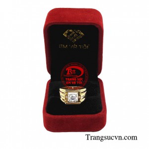 Nhẫn Nam Vàng Tây