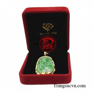 Phật bản mệnh bọc vàng bình an được chạm khắc vị thần bảo hộ cho người tuổi Thin và Tỵ