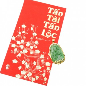 Phật bản mệnh bọc vàng bình an