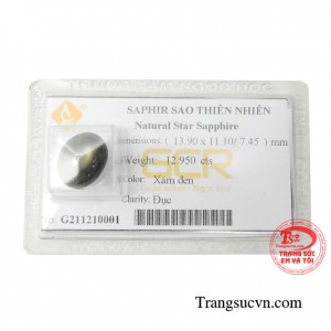 Saphir sao may mắn là biểu tượng của hưng thịnh, giàu có, tiền tài
