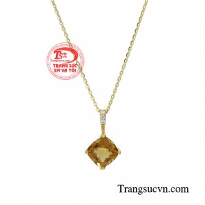 Bộ dây chuyền thạch anh kiêu sa