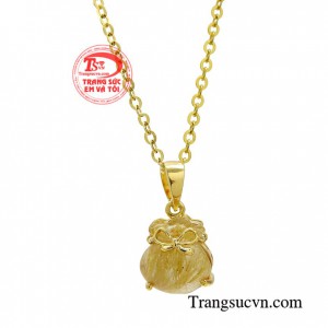 Bộ dây chuyền túi tiền tài lộc