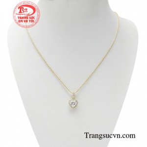 Bộ dây trái tim kiều diễm đem đến vẻ đẹp xinh xắn dễ thương cho người dùng