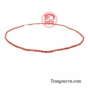 Chuổi cổ san hô may mắn