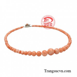 Chuổi cổ san hô tài lộc mang đến nhiều may mắn cho người mệnh thổ và hỏa