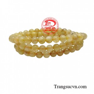 Chuỗi thạch anh tóc vàng cao cấp