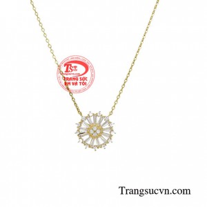 Dây chuyền nữ vàng tây sang trọng
