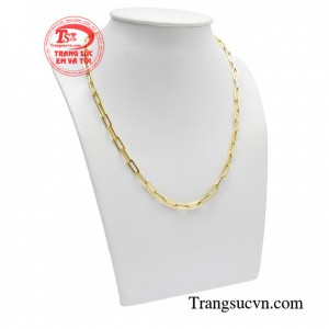 Chiếc dây chuyền nhập khẩu Italy với đường nét mượt giúp món đồ bạn sở hữu trở nên có giá trị gấp nhiều lần