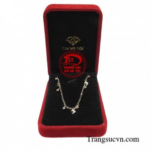 Lắc chân vàng 18k