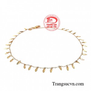 Lắc chân kiều diễm được thiết kế sang trọng và tinh xảo với họa tiết xinh xắn, dễ thương