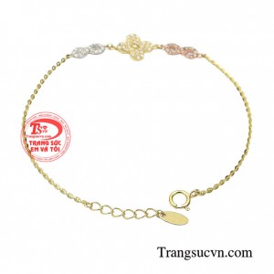 Lắc tay 4 lá hạnh phúc