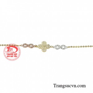 Lắc tay vàng tây dành cho phái đẹp