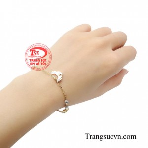 Lắc tay vàng tây dành cho phái đẹp