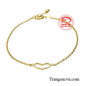 Lắc trái tim hạnh phúc dành riêng cho các cô gái thích sự dễ thương