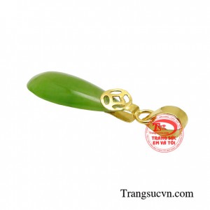 Mặt dây cẩm thạch tài lộc