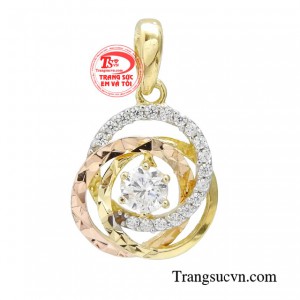 Mặt dây chuyền vàng thời thượng mang đến vẻ đẹp nhẹ nhàng thanh cao.