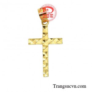 Mặt dây thánh giá ban phước sản phẩm được chế tác sang trọng với những được chạm khắc bắt sáng trông lung linh hơn