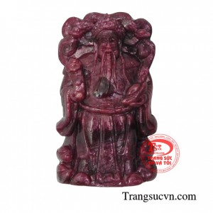 Mặt ruby ông Lộc thịnh vượng tượng trưng cho sự giàu có, thịnh vượng và tài lộc