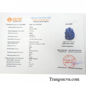 Giấy kiểm định