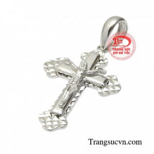 Mặt thánh giá ban phước được thiết kế và chế tác theo công nghệ mới với 18k bền đẹp