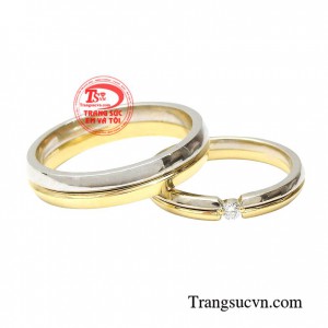 Nhẫn cưới vàng thủy chung mang đến cho bạn trọn vẹn hơn trong ngày cưới
